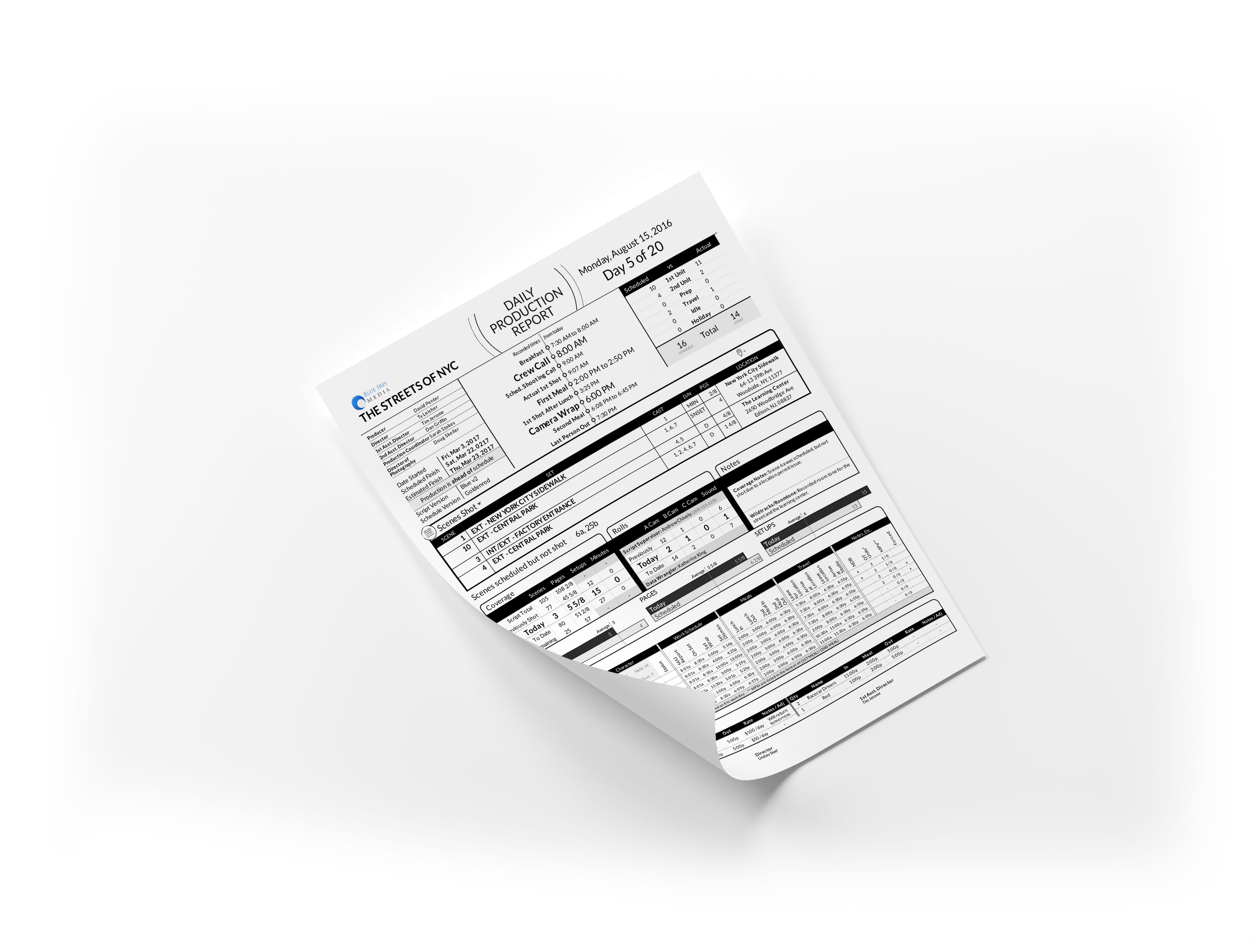 Download Folded A4 Paper Mockup by Anthony Boyd Graphics | SetHero